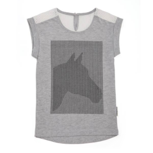 T-Shirt Bambina Novelty Grigio – Horseware